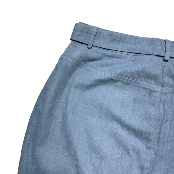 Revolve Superdown Tinley Blue Chambray Mini Skirt US S - Picture 7 of 10